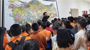Fakültemiz Jeoloji Mühendisliği Bölümünden Minik Öğrencilere Uygulamalı Bilim ve Afet Eğitimi