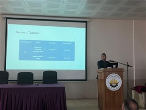 ASÜ Mühendislik Fakültesinde TÜBİTAK 2209 Bilgilendirme Eğitimi Düzenlendi